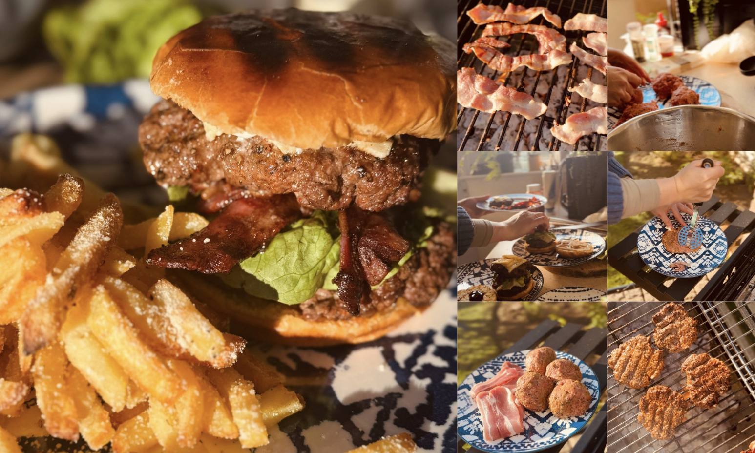 Homemade BBQ Smash Burgers