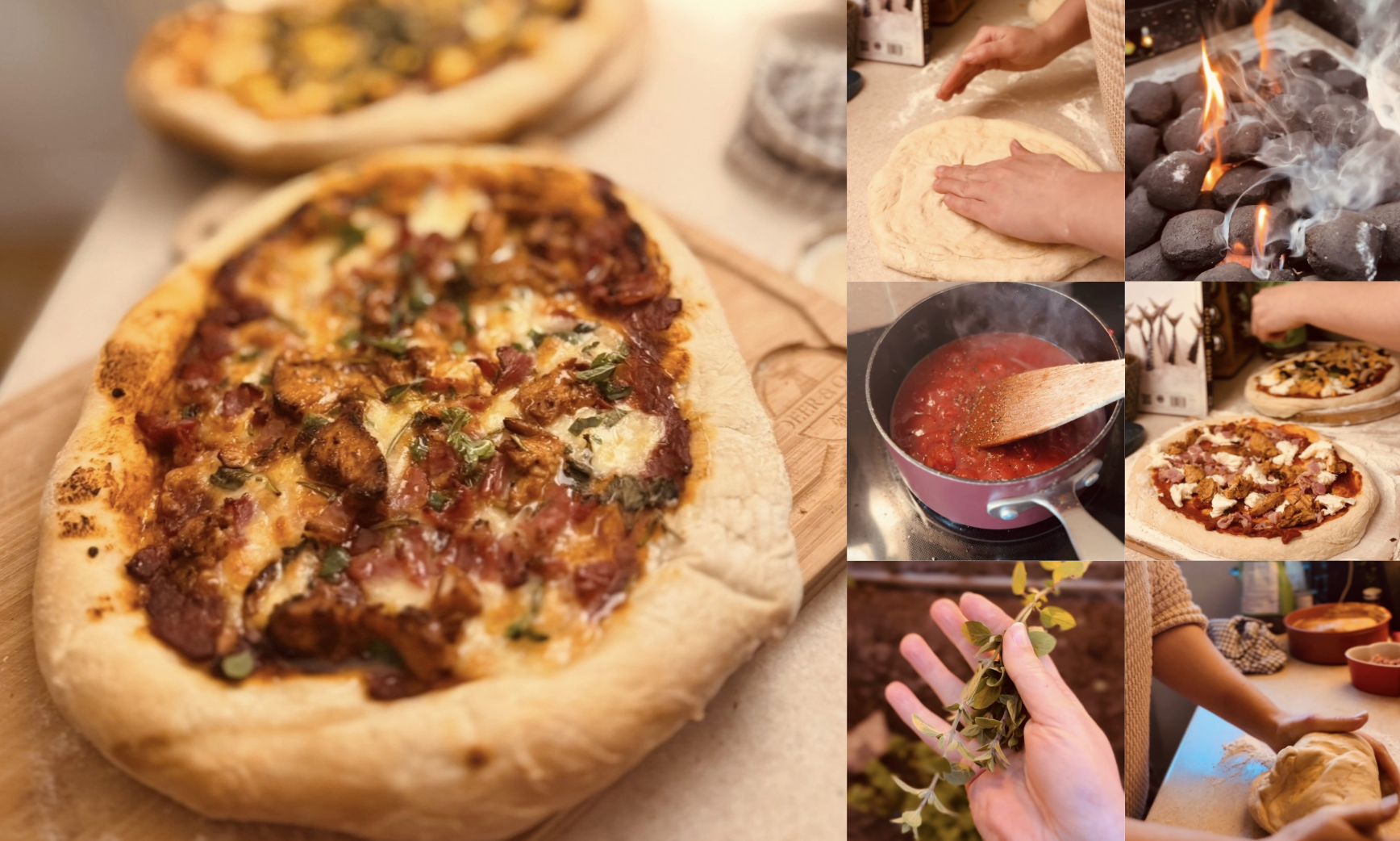 Homemade BBQ Pizza